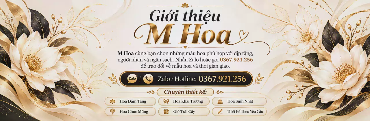 Ảnh bìa Shop hoa tươi Xã Đạo Trù Phú Thọ - Để lời nhắn thêm dịu dàng
